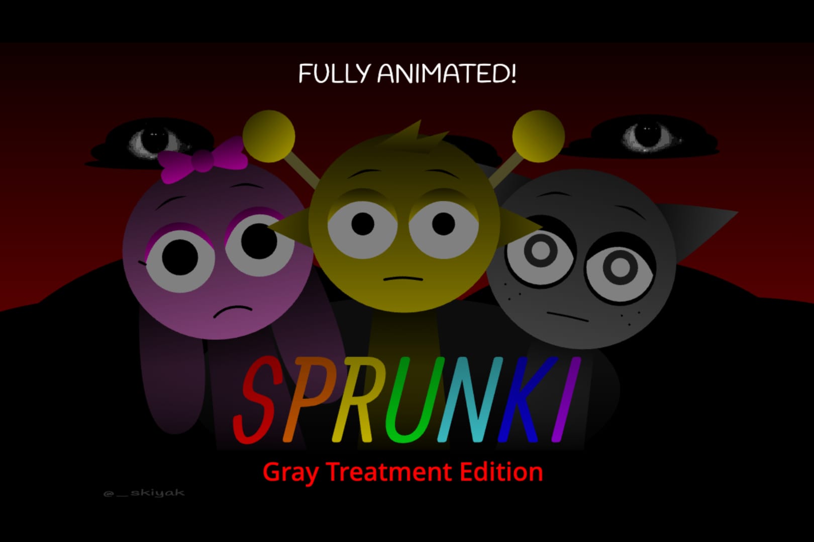 Cover for Sprunki Gray Treatment But OG  Style