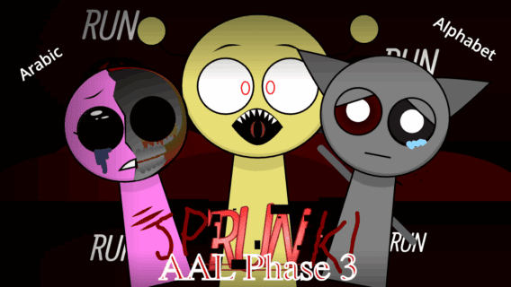 Cover for Sprunki Alphabet lore Arabic Phase 3