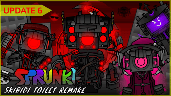 Cover for Sprunki Skibidi Toilet Remake 6